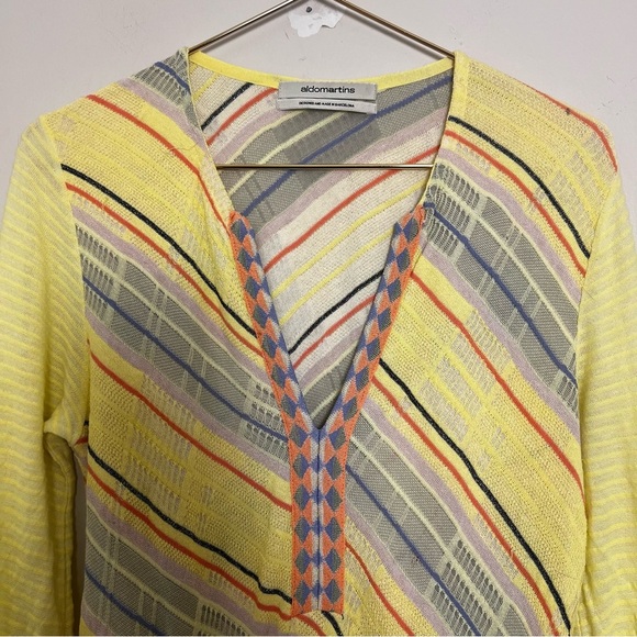 Anthropologie Yellow Striped Dress - Picture 3 of 13
